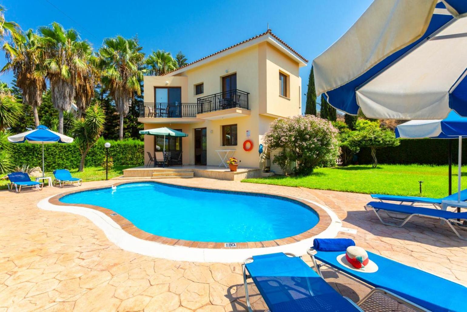 Villa Halima Fostira Polis Exterior foto